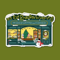 The Shop Around The Corner Holiday Sticker