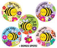 Spring Breeze Bees Scratch 'n' Sniff Stickers by Sticky Beak *NEW!