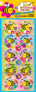 Spring Breeze Bees Scratch 'n' Sniff Stickers by Sticky Beak *NEW!