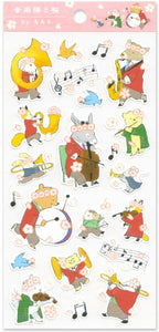 Floral Concert Animal Stickers *NEW!