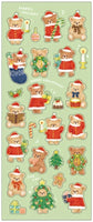 Teddy Bear Christmas Stickers by Mind Wave