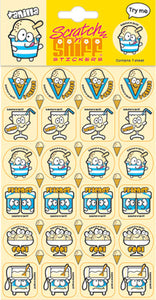 Vanilla Ice Cream Scratch 'n' Sniff Stickers