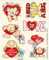 Vintage Valentine's Day Ziggy Sticker Sheet by American Greetings