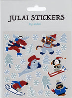 Fun In the Snow Stickers by Julai