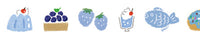 Blue Desserts Deco Rush Sticker Tape *NEW!