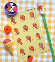 Pumpkin Ice Cream EverythingSmells Scratch & Sniff Stickers