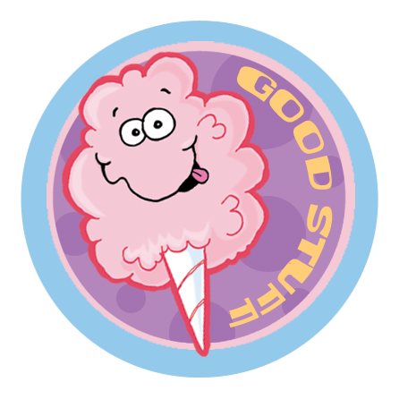 Cotton Candy Stickers