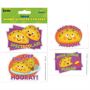 Jumbo Taco Scented Stickers