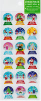 Snow Globe Drop Stickers