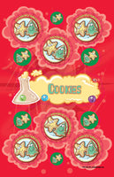 Christmas Cookies Dr. Stinky Scratch-N-Sniff Stickers (2 sheets)