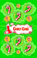 Candy Cane Dr. Stinky Scratch-N-Sniff Stickers (2 sheets)